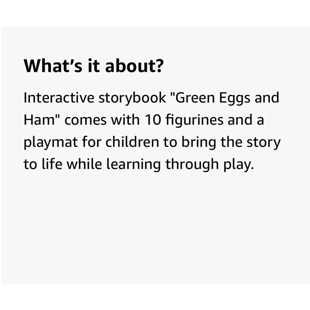 Dr Seuss Green Eggs and Ham My Busy Books 10 Figurines Playmat Storybook Set